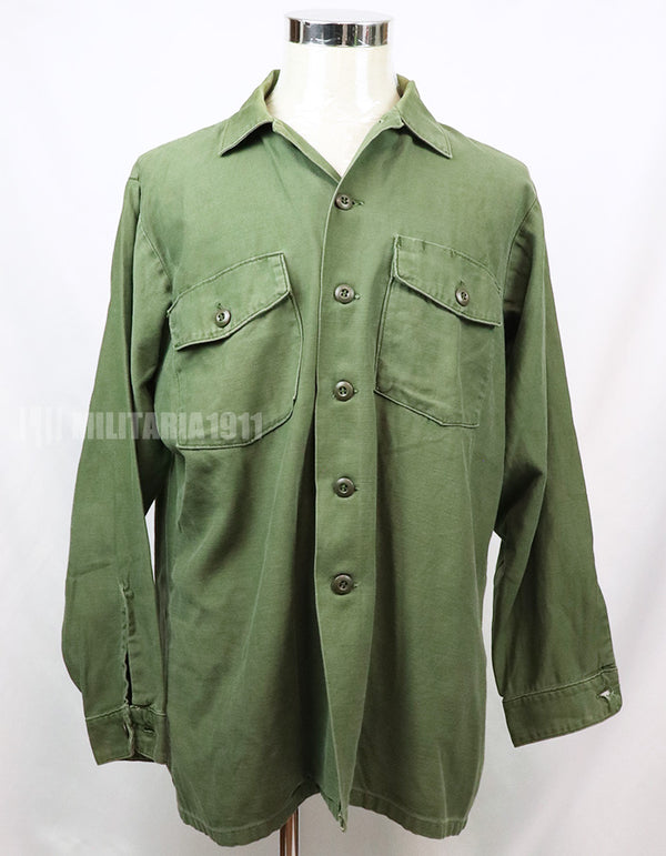 実物 ユーティリティシャツ OG-107  放出品 1973年製 戦後ロット コンディション良い 大きいサイズ