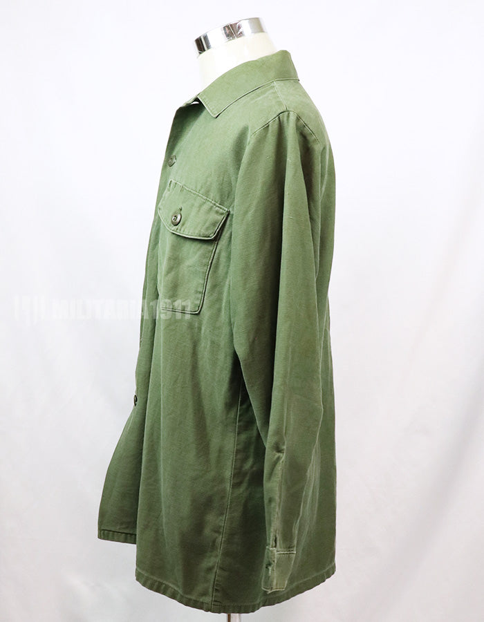 実物 ユーティリティシャツ OG-107  放出品 1973年製 戦後ロット コンディション良い 大きいサイズ