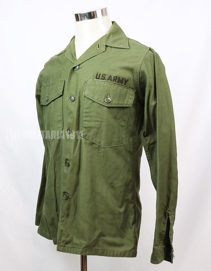 実物 ユーティリティシャツ OG-107  放出品 1960年代後半 戦中ロット