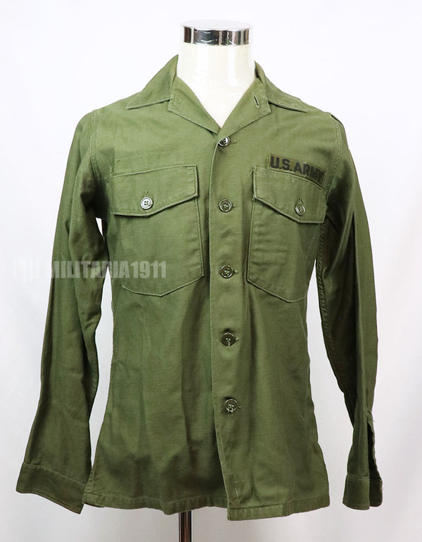 実物 ユーティリティシャツ OG-107  放出品 1960年代後半 戦中ロット