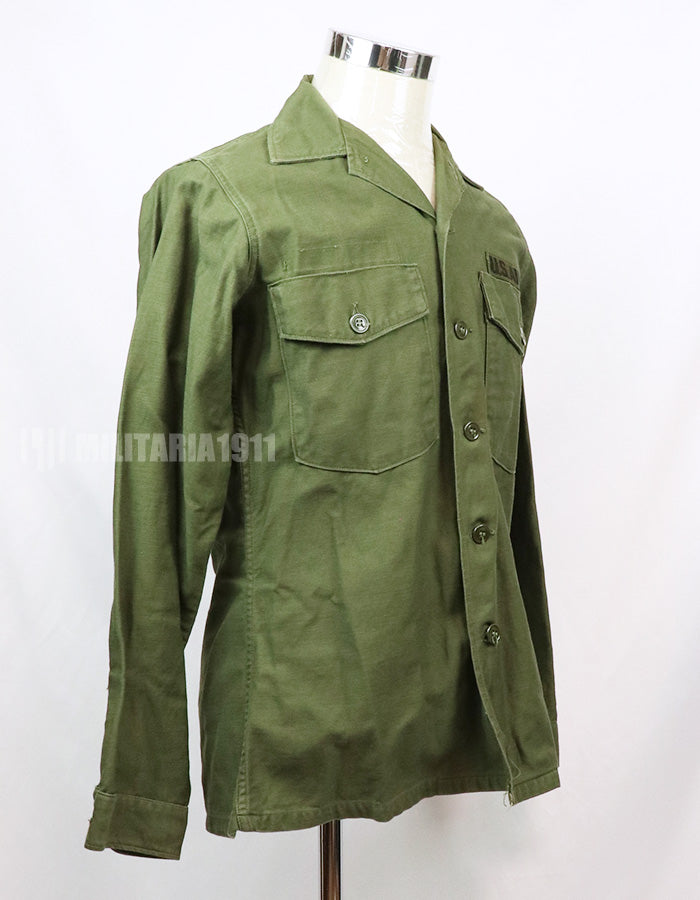 実物 ユーティリティシャツ OG-107  放出品 1960年代後半 戦中ロット