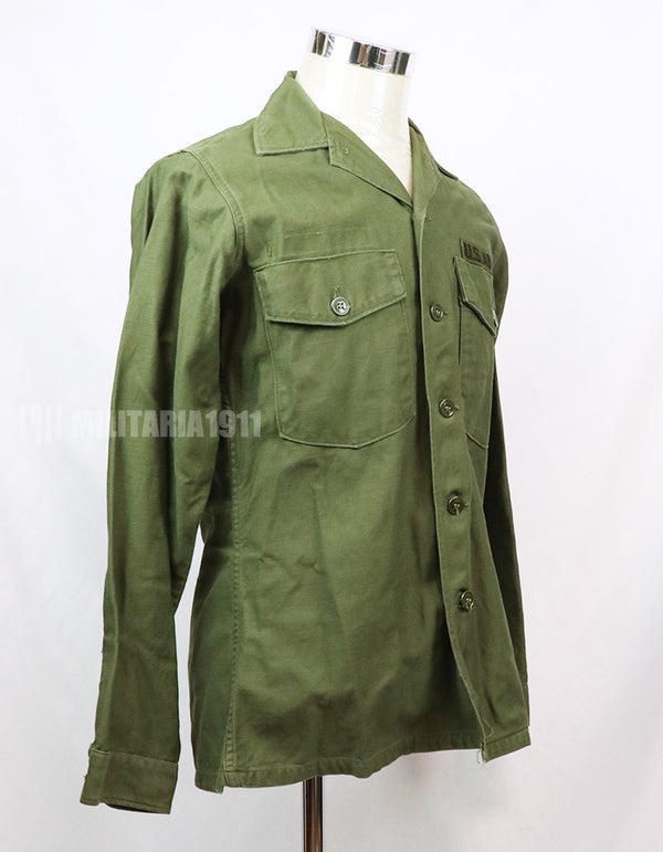 実物 ユーティリティシャツ OG-107  放出品 1960年代後半 戦中ロット