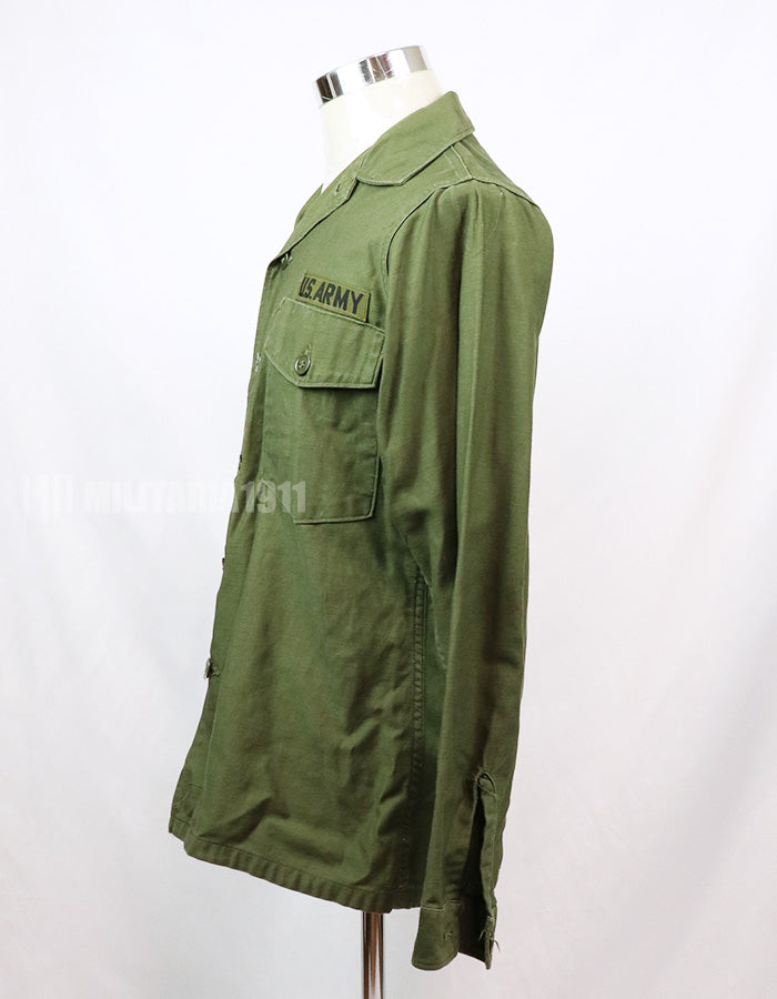 実物 ユーティリティシャツ OG-107  放出品 1960年代後半 戦中ロット