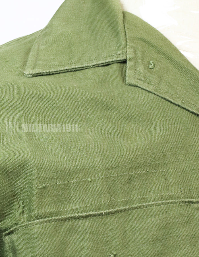 実物 ユーティリティシャツ OG-107  放出品 1960年代後半 戦中ロット