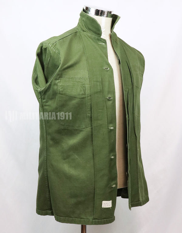 実物 ユーティリティシャツ OG-107  放出品 1970年代前半 戦中ロット US Army テープ付き