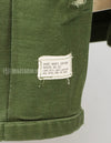 実物 ユーティリティシャツ OG-107  放出品 1970年代前半 戦中ロット US Army テープ付き
