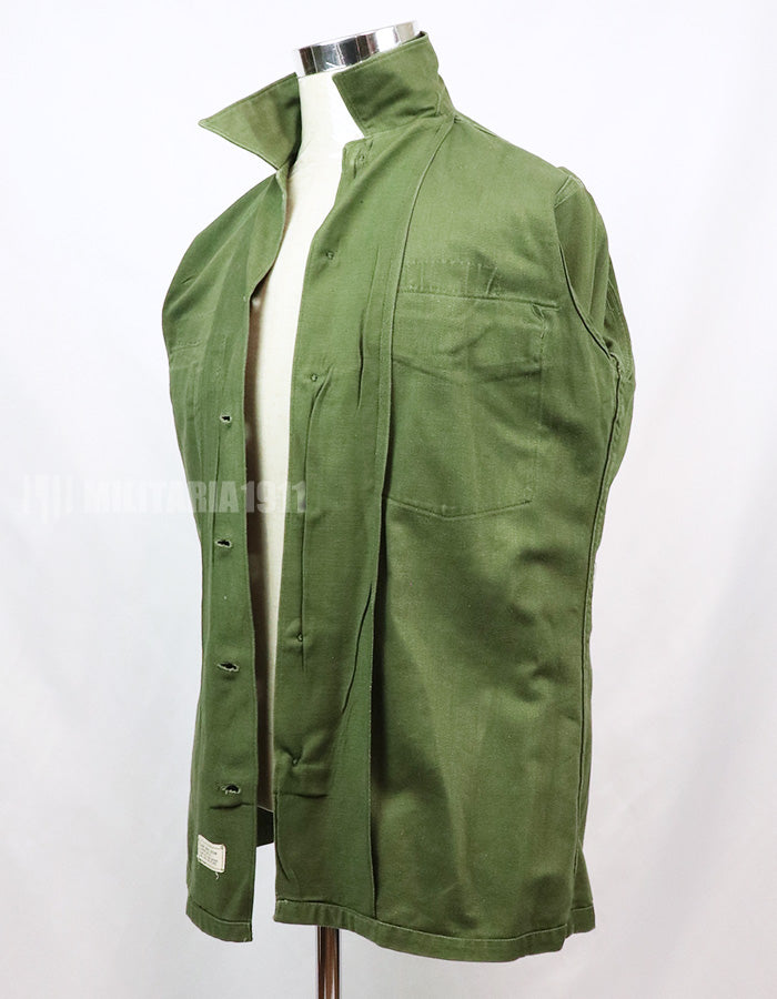 実物 ユーティリティシャツ OG-107  放出品 1970年代前半 戦中ロット US Army テープ付き