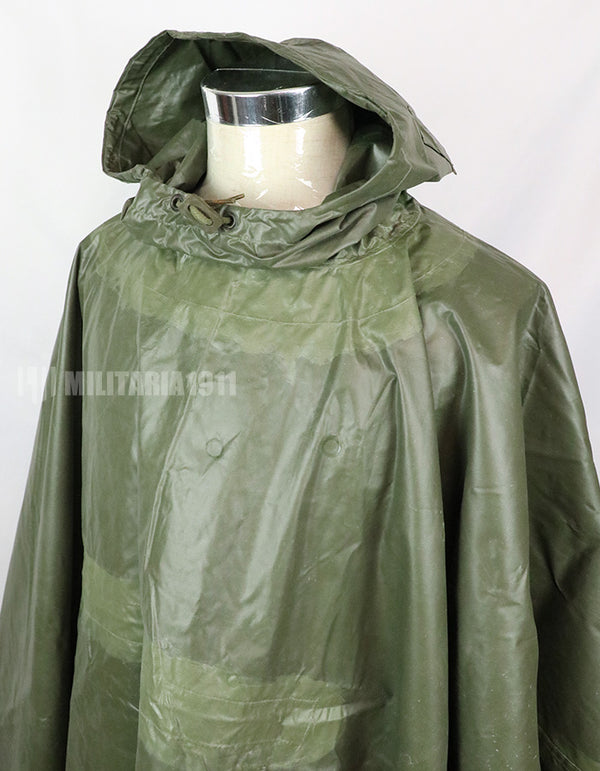 実物 アメリカ軍 ポンチョ 1968年製 放出品