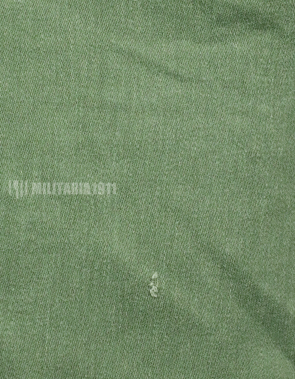 実物 アメリカ陸軍 第一歩兵師団 ユーティリティーシャツ OG-107 1970年製 パッチ後付け 放出品