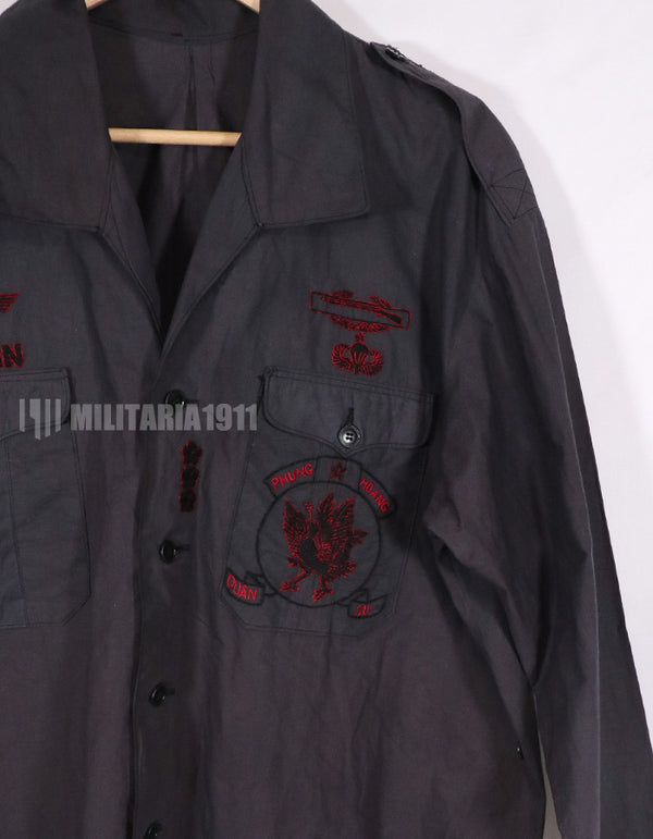 レプリカ MACV SOG グリーンベレー フェニックスプログラム ブラックシャツ