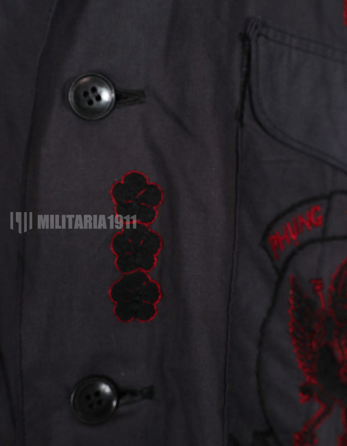 レプリカ MACV SOG グリーンベレー フェニックスプログラム ブラックシャツ