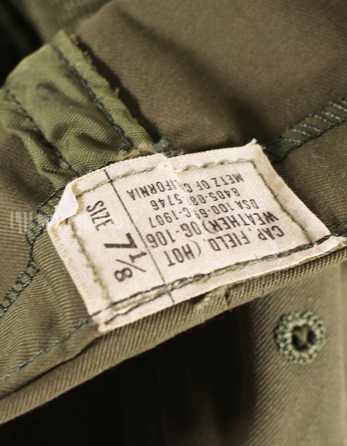 実物 アメリカ陸軍 ホットウェザー用フィールドキャップ 程度良好 中古品