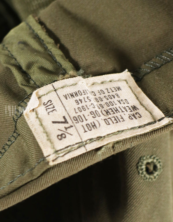 実物 アメリカ陸軍 ホットウェザー用フィールドキャップ 程度良好 中古品