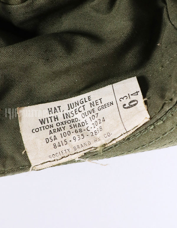 実物 アメリカ軍 ブーニーハット 状態良い HAT, JUNGLE 官給品