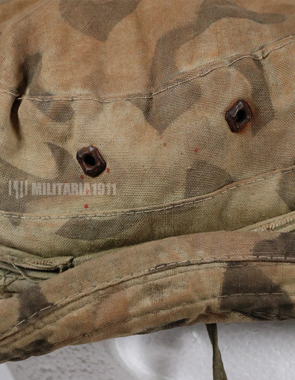 実物 南ベトナム 国家野戦憲兵 クラウド迷彩 ブーニーハット パッチ付き(後付け)