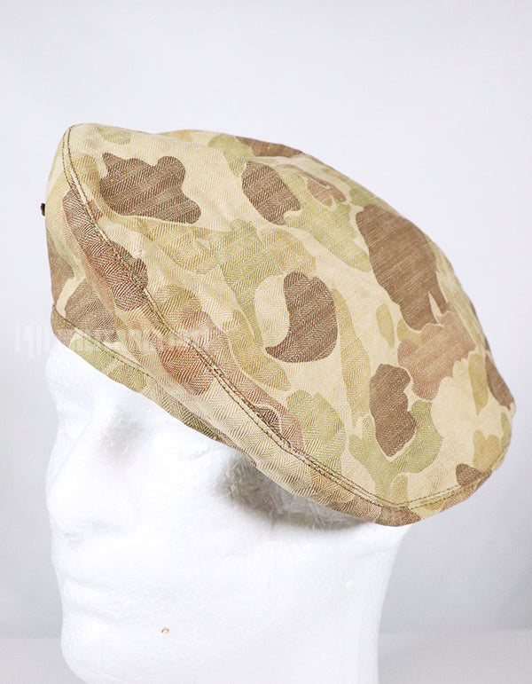 実物 USMC フォースリーコン フロッグスキン迷彩 迷彩ベレー バッジ(後付け)
