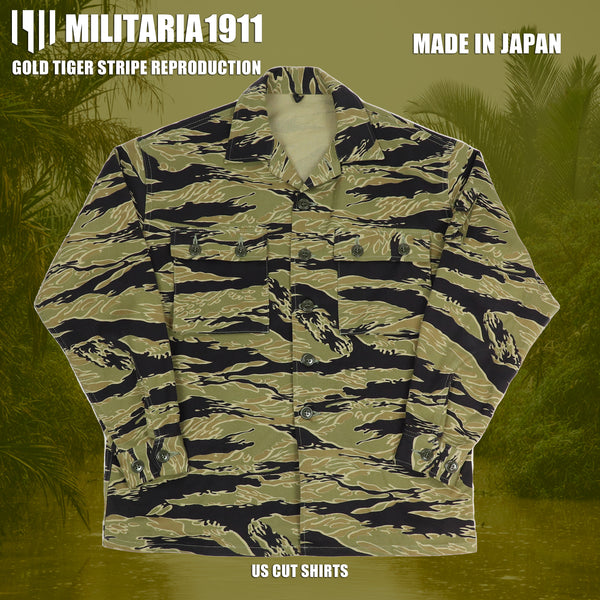 【2026年9月中旬納品】2026年新作 MILITARIA 1911　ゴールドタイガー　リプロダクション USカット　シャツ