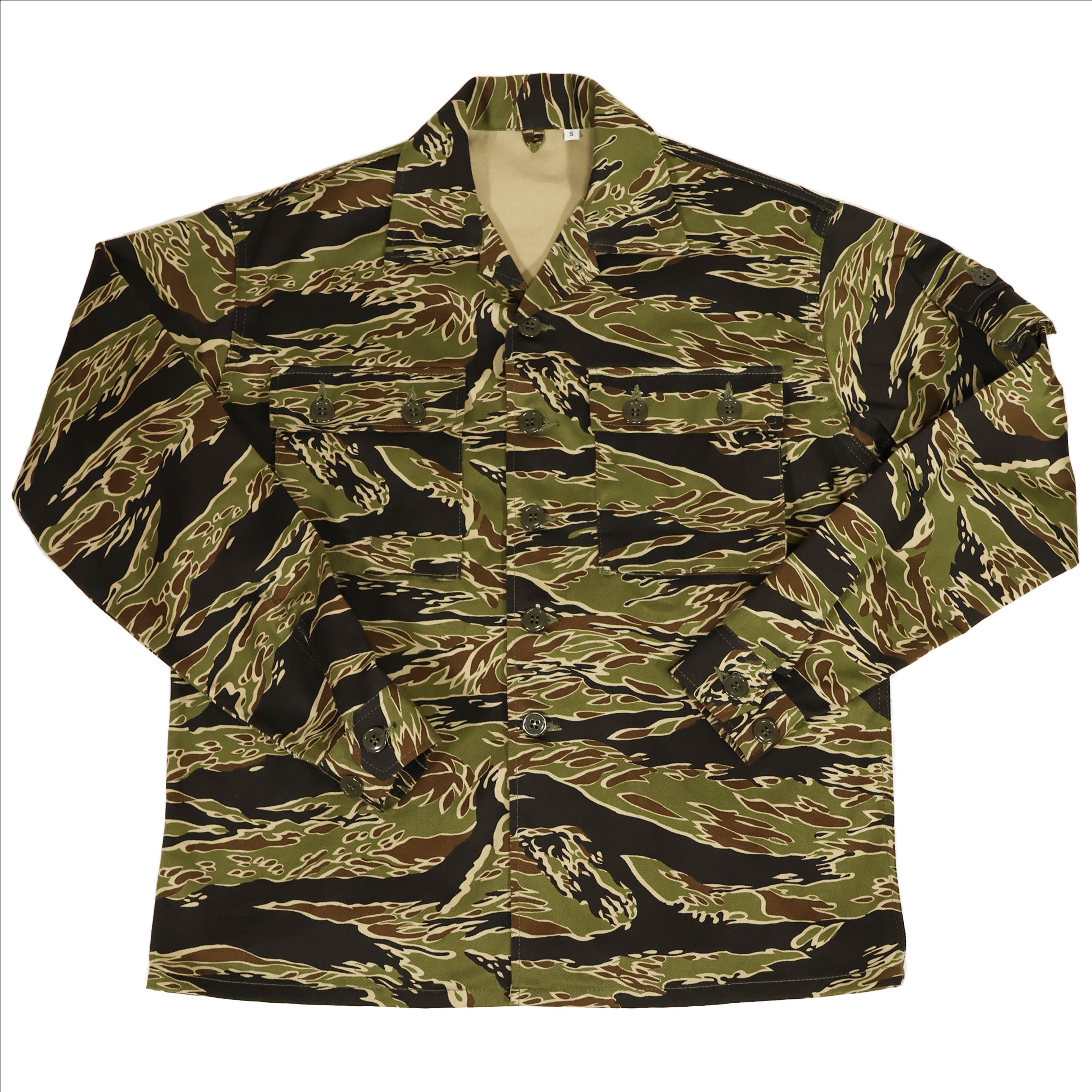 【2024年7月初旬納品予定】 MILITARIA 1911 Reproduced Early Gold Tiger Stripe Shirts US-Cut