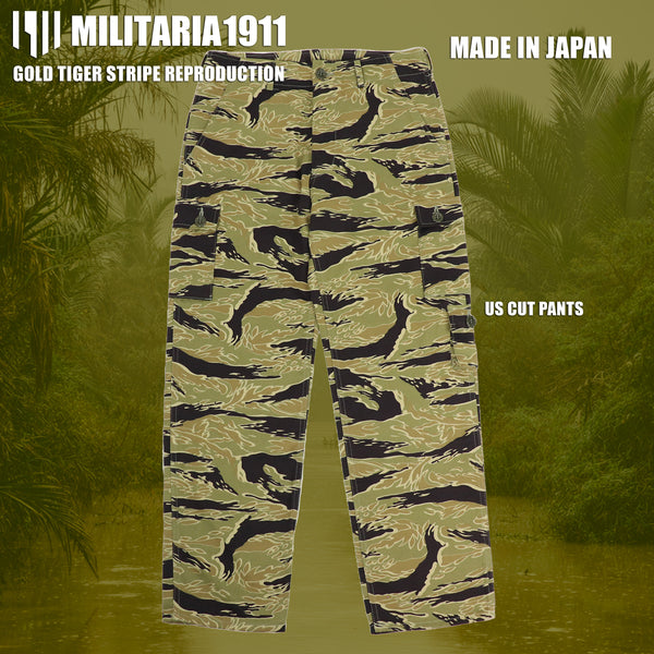 【2026年9月中旬納品】2026年新作 MILITARIA 1911　ゴールドタイガー　リプロダクション USカット　パンツ