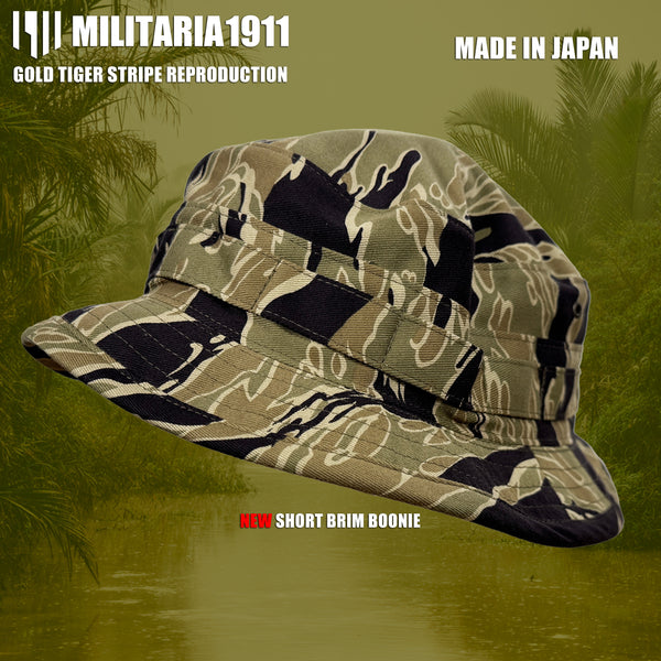 【2026年9月中旬納品】2026年新作 MILITARIA 1911　ゴールドタイガー　CISOカット　ショートブリムブーニーハット