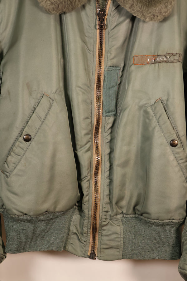 1950年代半 テストサンプル品　推定L〜X-LARGE　アメリカ空軍　B-15D　フライトジャケット　Experimental Test Sample　状態良い