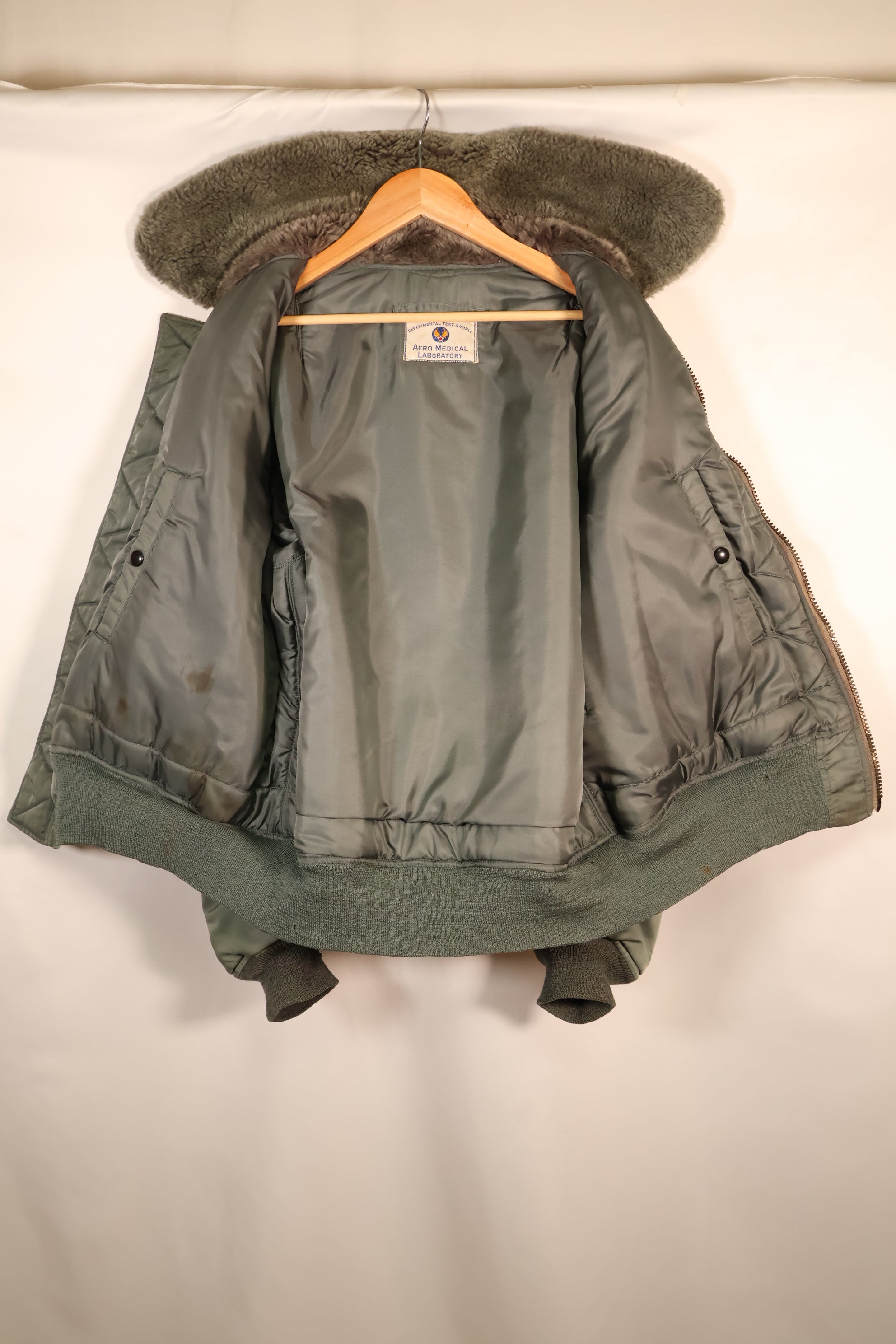 1950年代半 テストサンプル品　推定L〜X-LARGE　アメリカ空軍　B-15D　フライトジャケット　Experimental Test Sample　状態良い