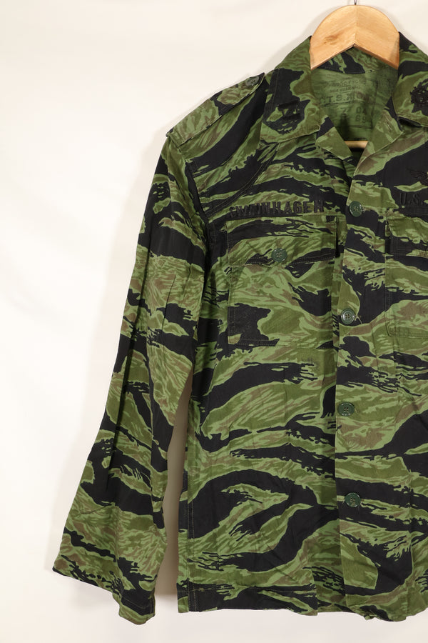 1968年&1969年製　73rd surveillance airplane company 直接刺繍　VNMC 4thパターン　タイガーストライプセット　未使用品