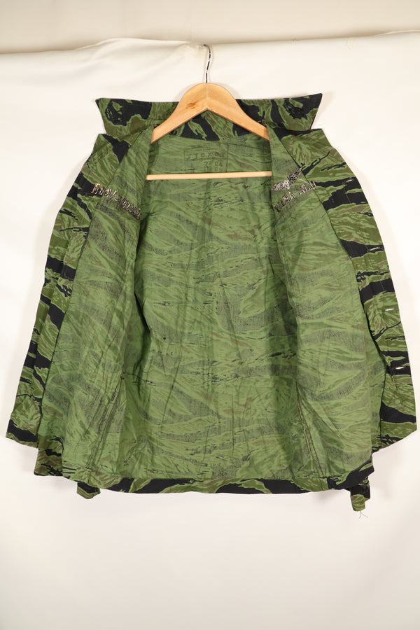 1968年&1969年製　73rd surveillance airplane company 直接刺繍　VNMC 4thパターン　タイガーストライプセット　未使用品