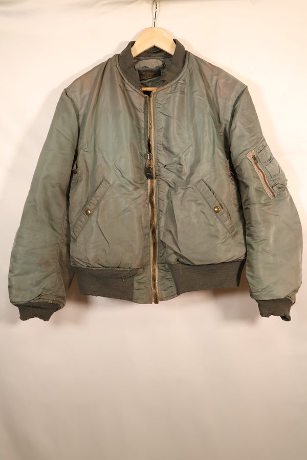 1958年契約　LARGE　アメリカ空軍　MA-1　フライトジャケット　使用感強い　中古品