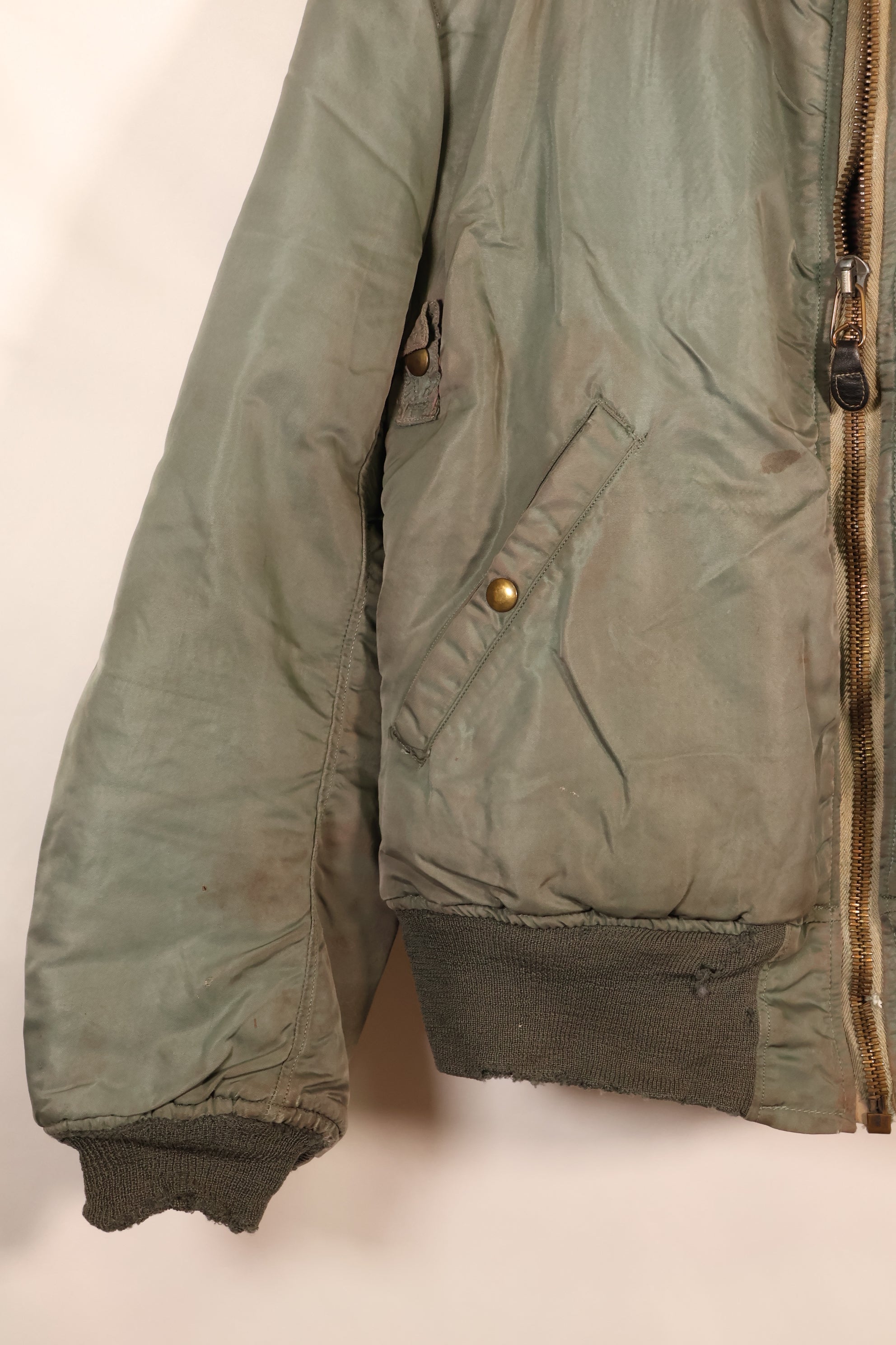 1958年契約　LARGE　アメリカ空軍　MA-1　フライトジャケット　使用感強い　中古品