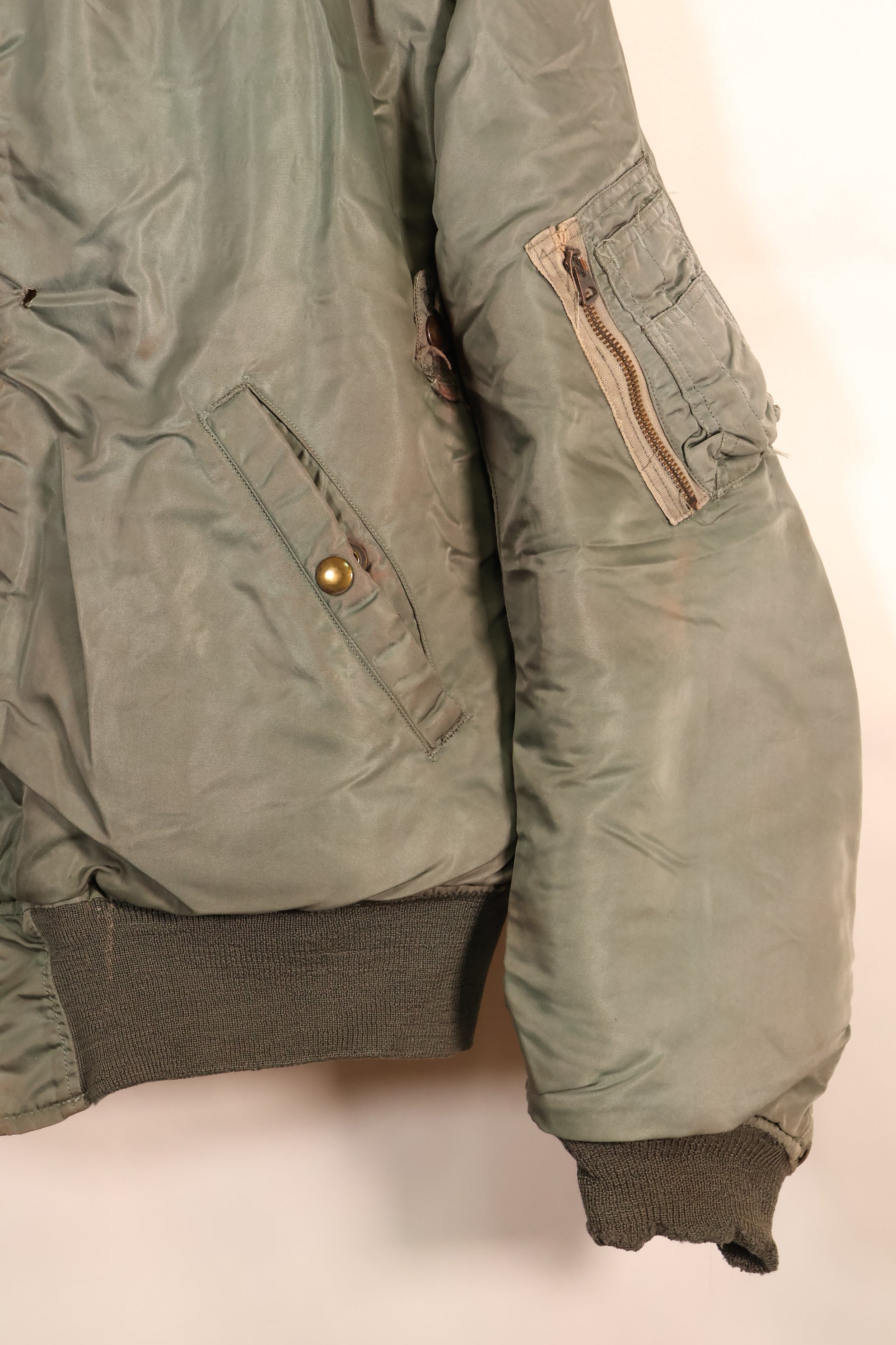 1958年契約　LARGE　アメリカ空軍　MA-1　フライトジャケット　使用感強い　中古品