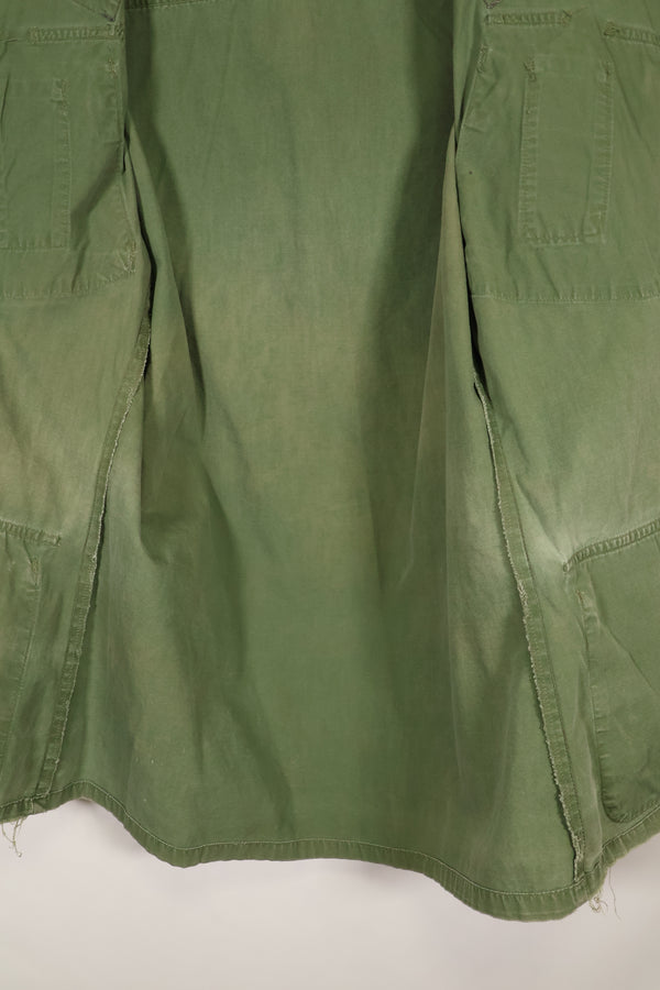 1967年契約　推定S-R　3rd Model ジャングルファティーグジャケット　73rd Surveillance Airplane Company（第73偵察航空中隊）パッチ初付け　中古品