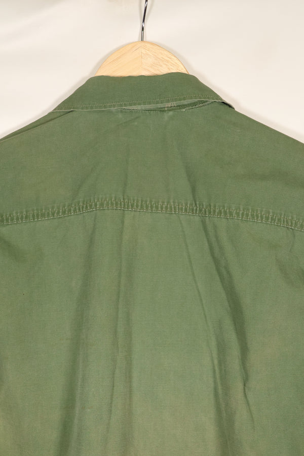 1967年契約　推定S-R　3rd Model ジャングルファティーグジャケット　73rd Surveillance Airplane Company（第73偵察航空中隊）パッチ初付け　中古品