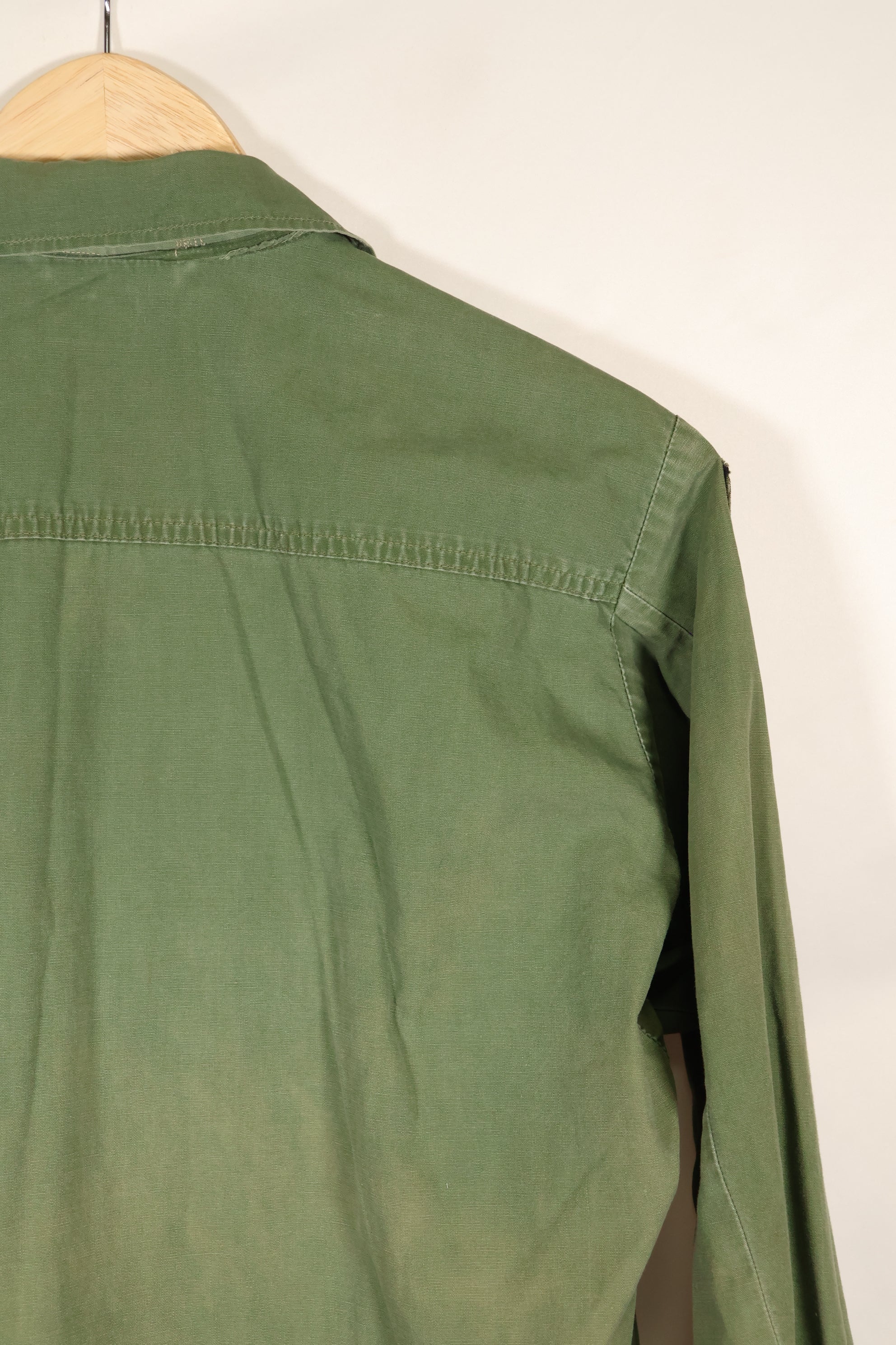 1967年契約　推定S-R　3rd Model ジャングルファティーグジャケット　73rd Surveillance Airplane Company（第73偵察航空中隊）パッチ初付け　中古品