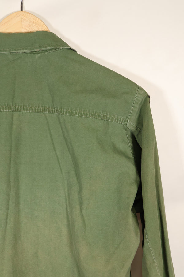 1967年契約　推定S-R　3rd Model ジャングルファティーグジャケット　73rd Surveillance Airplane Company（第73偵察航空中隊）パッチ初付け　中古品