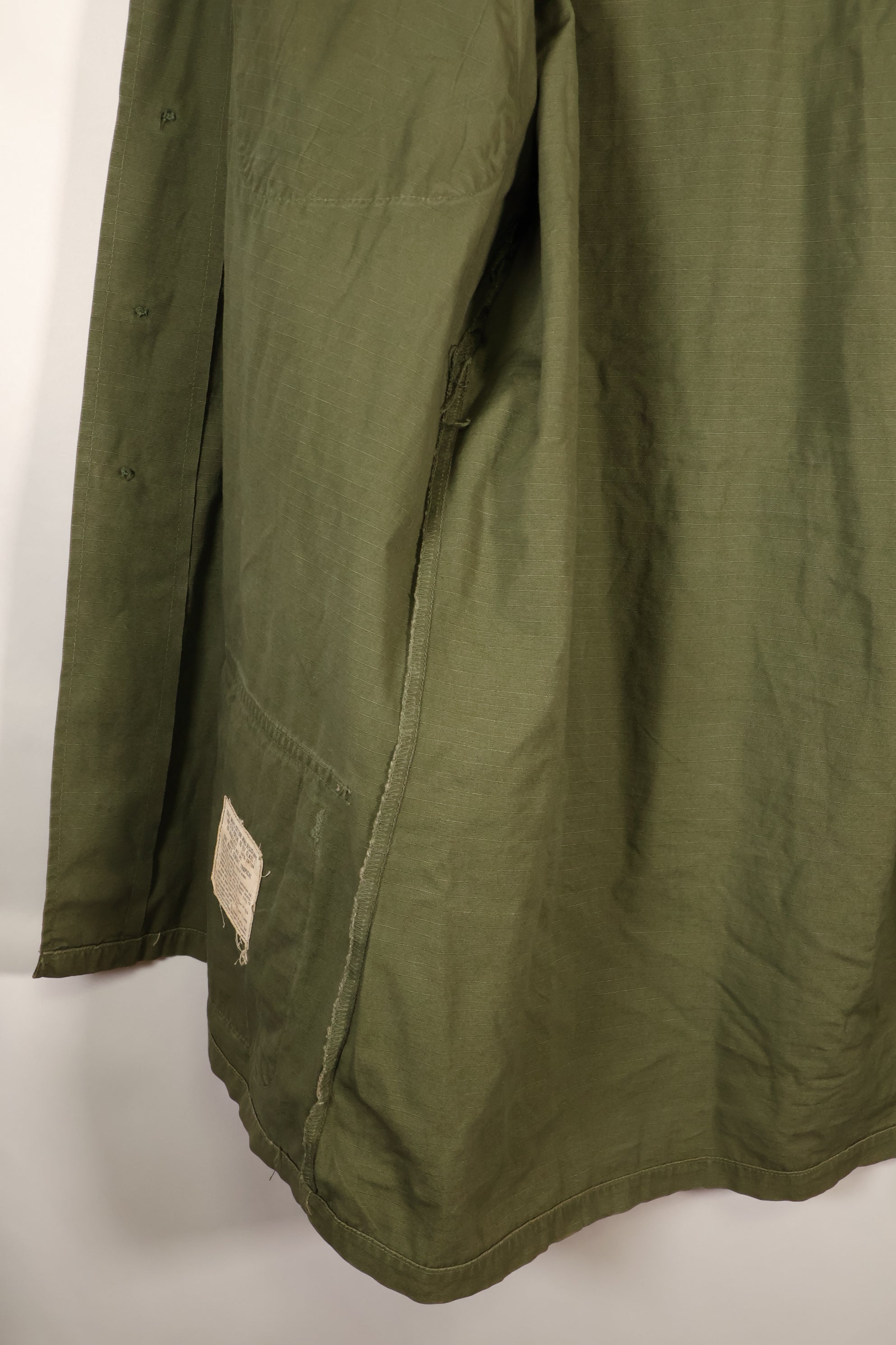 1969年契約　M-L　4th Model ジャングルファティーグ　ジャケット　グリーンベレー仕様　パッチ後付け　中古品