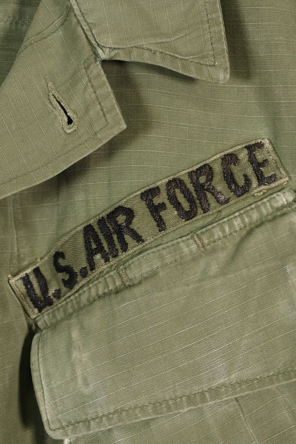 1968年契約　S-R　USAF　4th Model ジャングルファティーグ　ジャケット　半袖カスタム　中古品