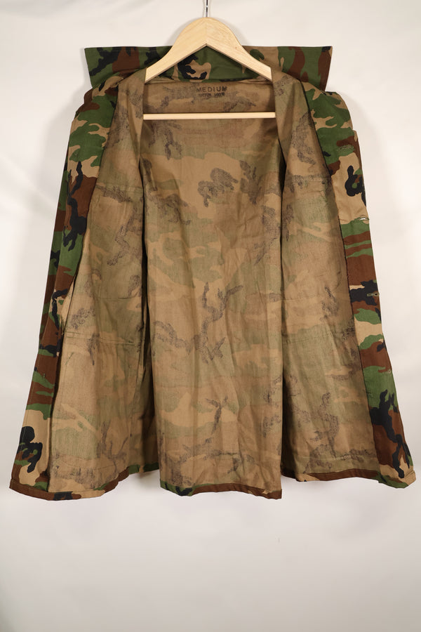 1980年代　沖縄製　お土産品　ERDL迷彩　ウッドランド迷彩　ローカルメイド　ジャケット　未使用品