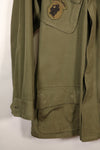 1960年代後半　S-L　アメリカ軍　4th Model ジャングルファティーグ　ジャケット　パッチ後付け　中古品