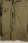 1960年代後半　S-L　アメリカ軍　4th Model ジャングルファティーグ　ジャケット　パッチ後付け　中古品
