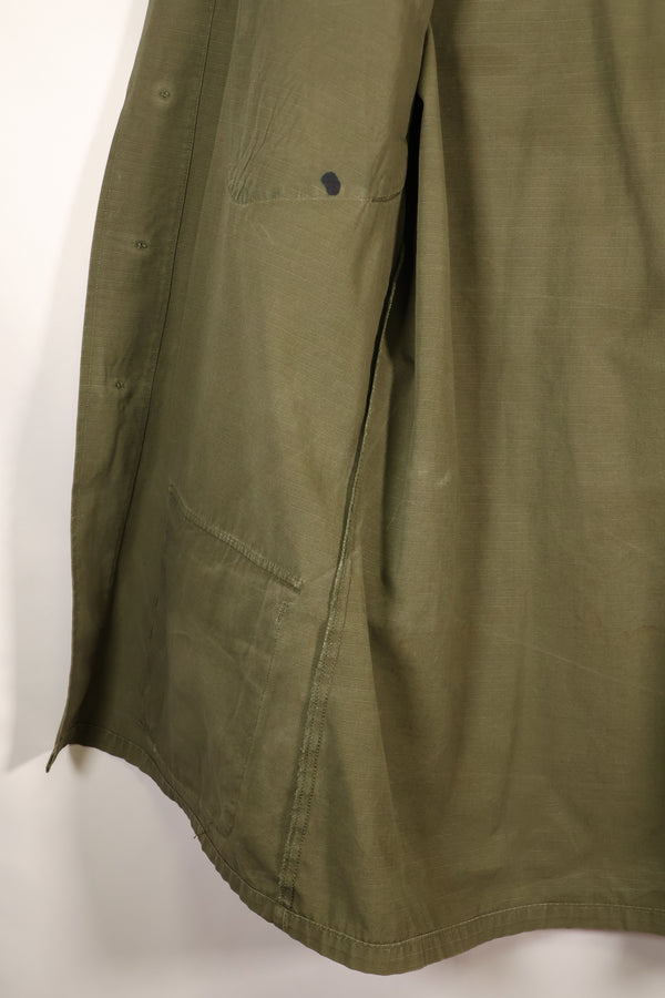 1960年代後半　S-L　アメリカ軍　4th Model ジャングルファティーグ　ジャケット　パッチ後付け　中古品