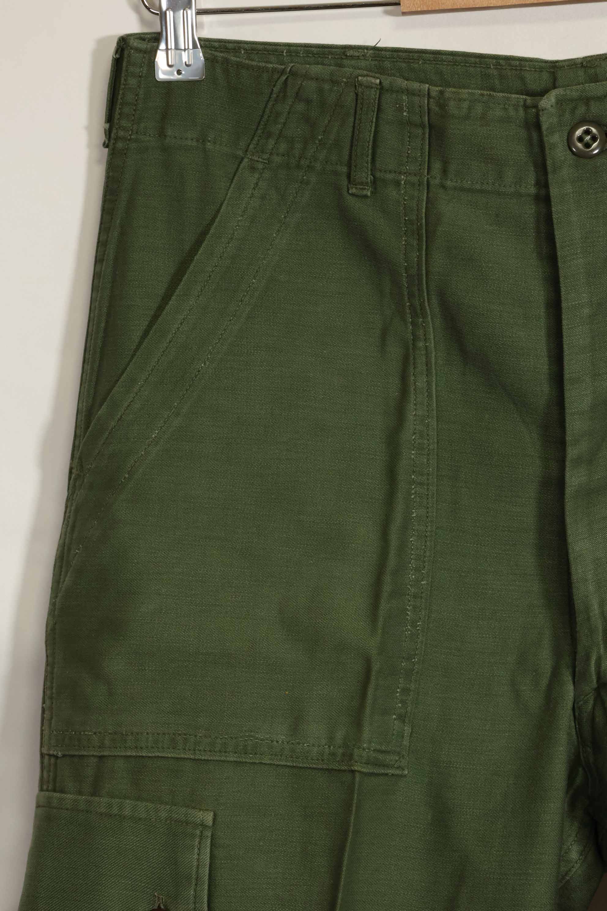 1960年代ロット　OG-107 ベイカーパンツ　カーゴポケット改造　元特殊部隊隊員　中古品　A