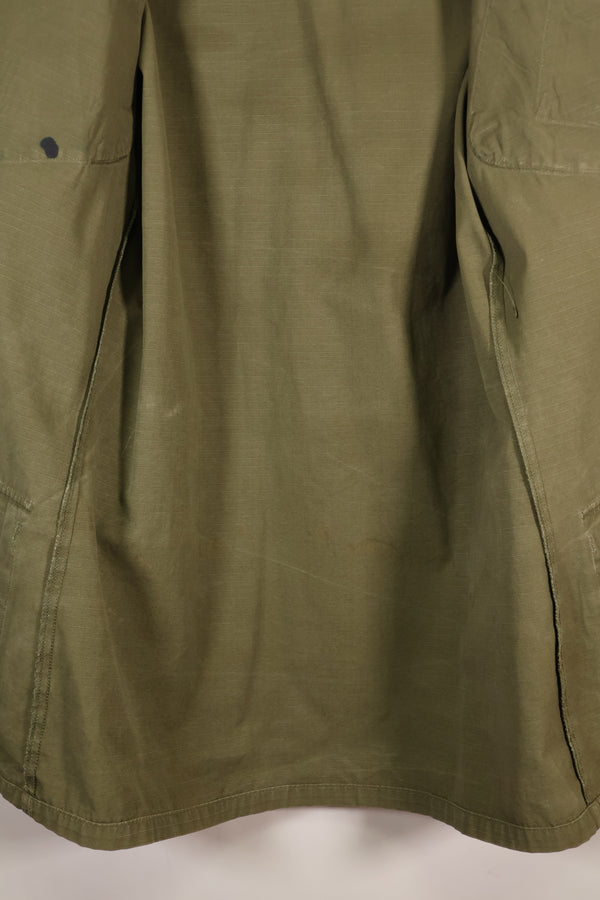 1960年代後半　S-L　アメリカ軍　4th Model ジャングルファティーグ　ジャケット　パッチ後付け　中古品