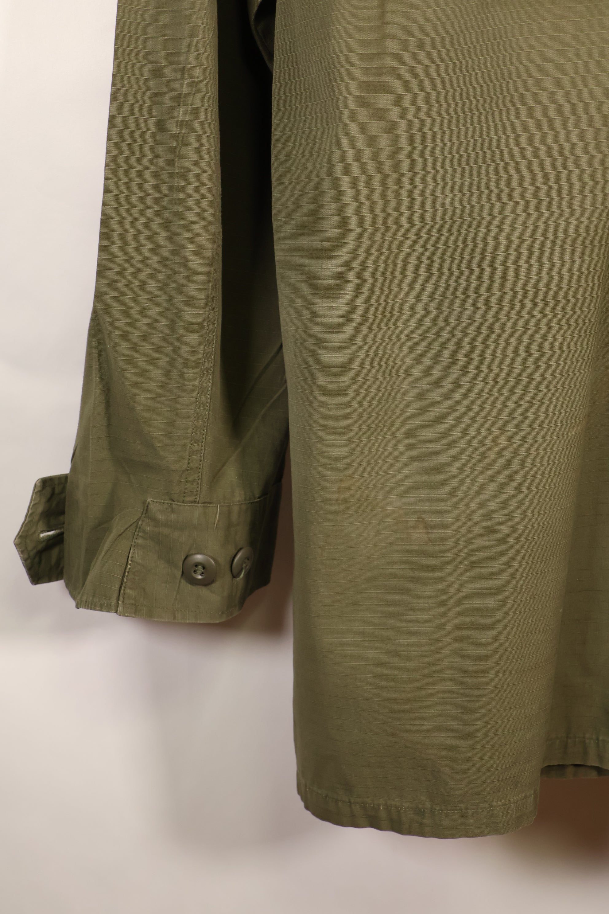 1960年代後半　S-L　アメリカ軍　4th Model ジャングルファティーグ　ジャケット　パッチ後付け　中古品