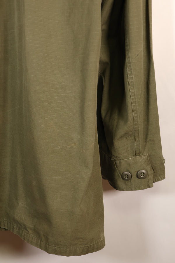 1960年代後半　S-L　アメリカ軍　4th Model ジャングルファティーグ　ジャケット　パッチ後付け　中古品