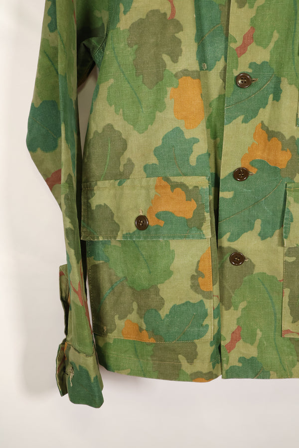 1970年代　個人調達　アメリカ海兵隊 ミッチェル迷彩　ファティーグジャケット　シェルターハーフ製　中古品