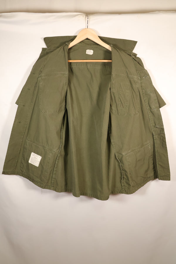 1969年契約　S-R　アメリカ海軍　PBR　4th Model ジャングルファティーグ　ジャケット　パッチ後付け　中古品