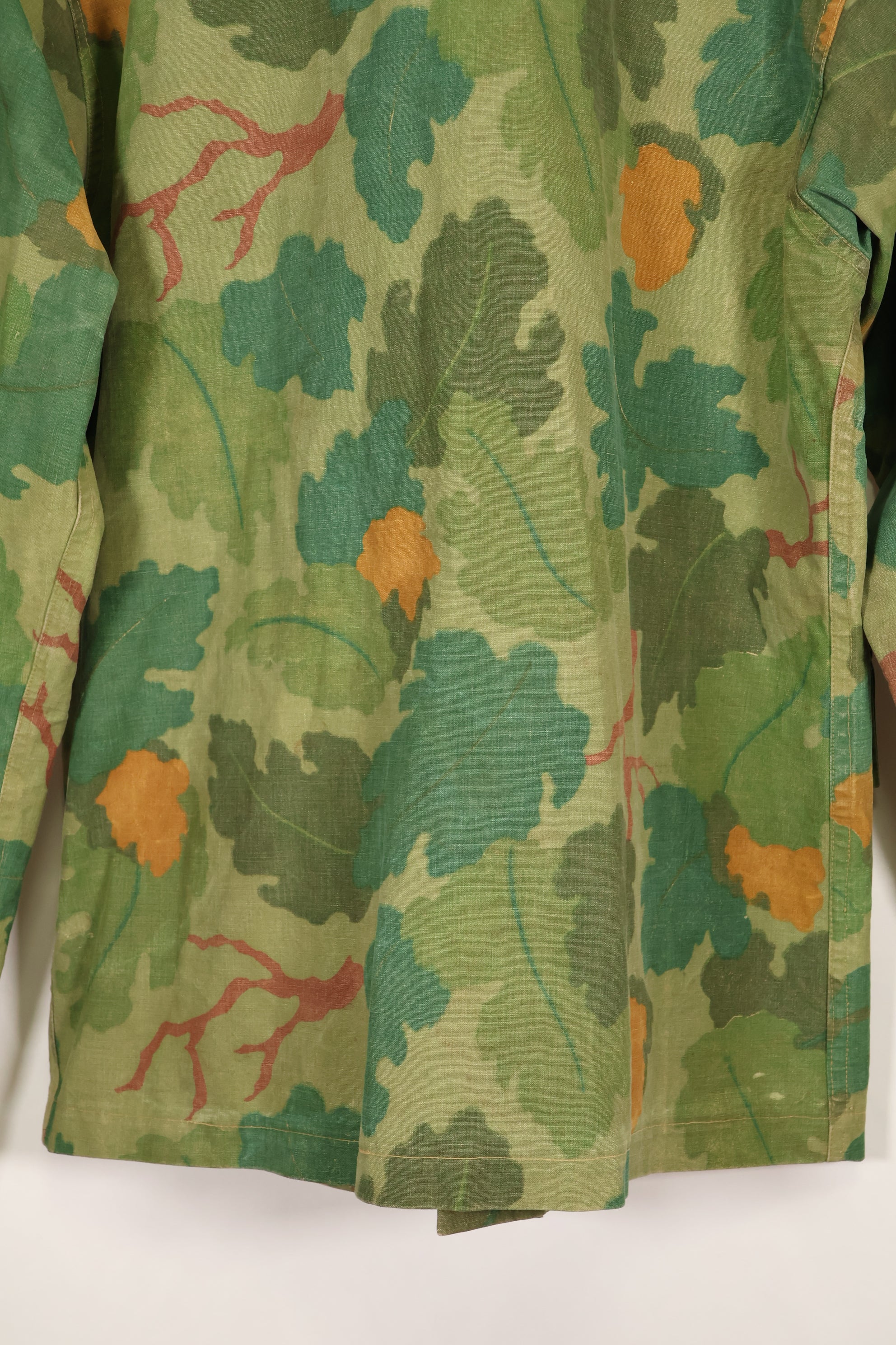 1970年代　個人調達　アメリカ海兵隊 ミッチェル迷彩　ファティーグジャケット　シェルターハーフ製　中古品