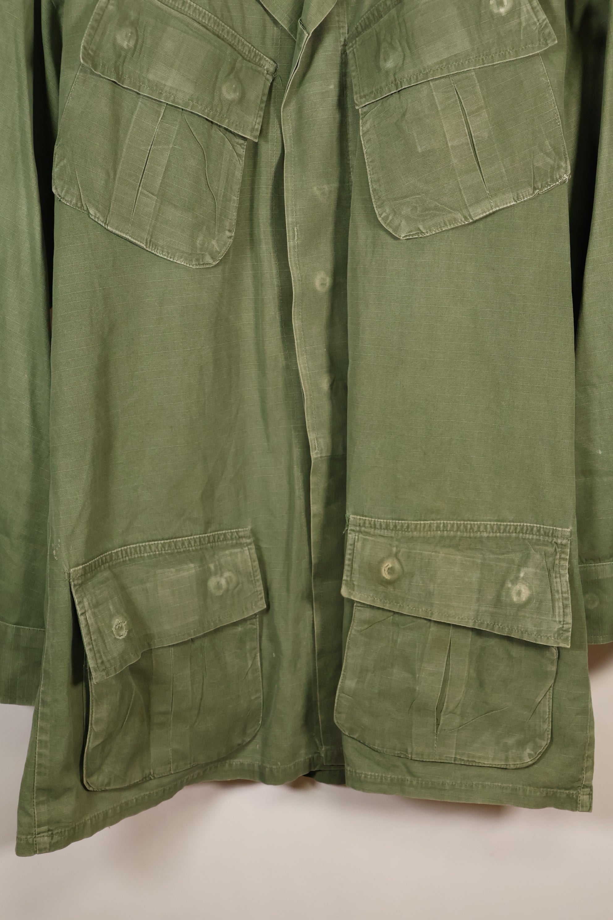 1969年契約　M-L　4th Model ジャングルファティーグ　ジャケット　パッチ後付け　中古品