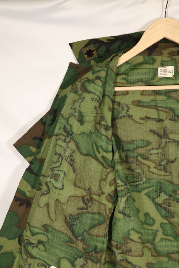 1969年契約　S-S　アメリカ空軍　少佐　ERDL　リップストップ　ジャケット　テイラー有　中古品